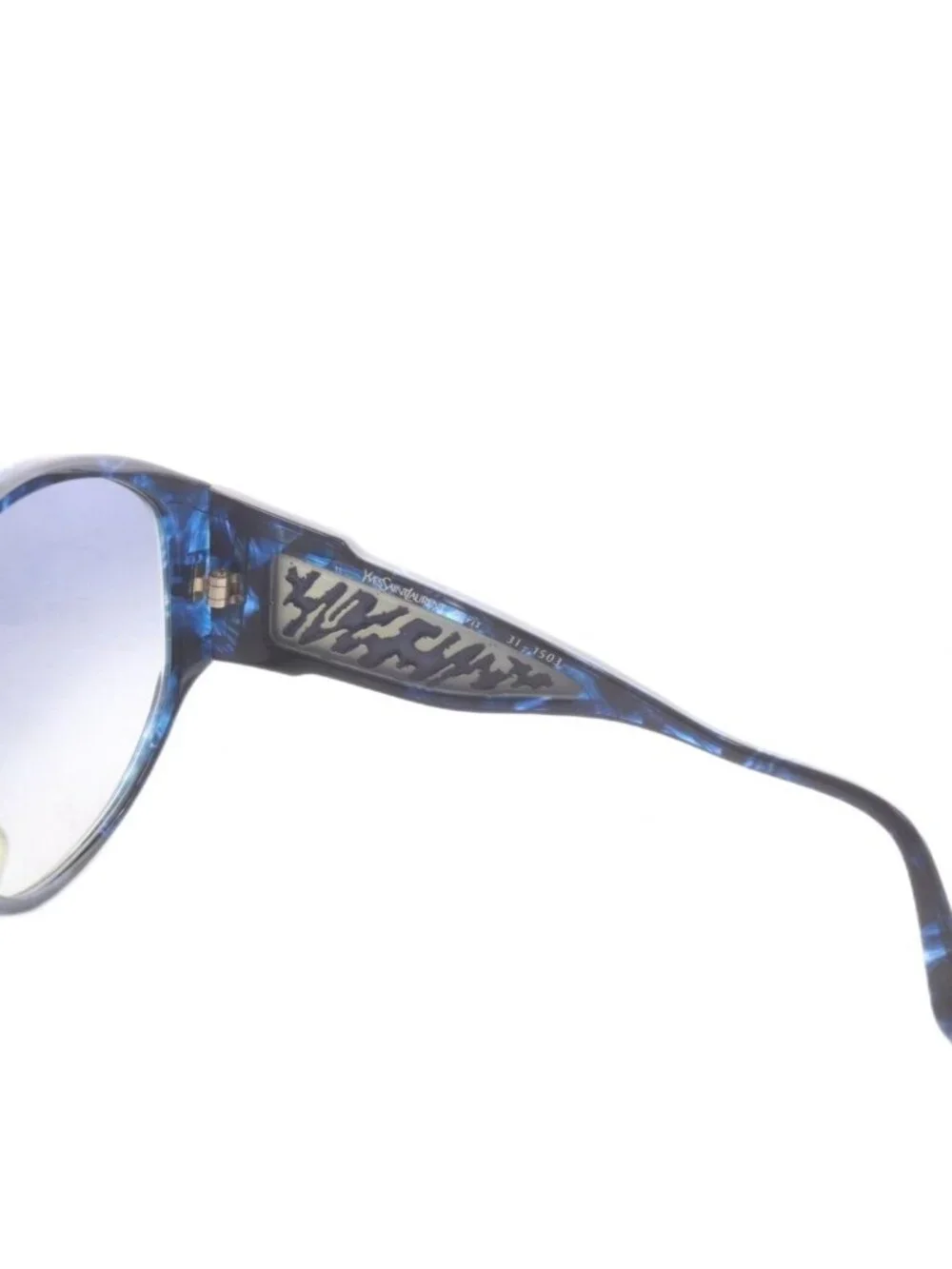 Saint Laurent Sunglasses Gradient Navy Eyewear